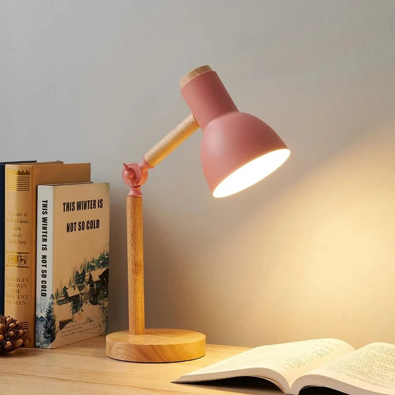Lampe De Chevet Nordique En Bois - Calydia