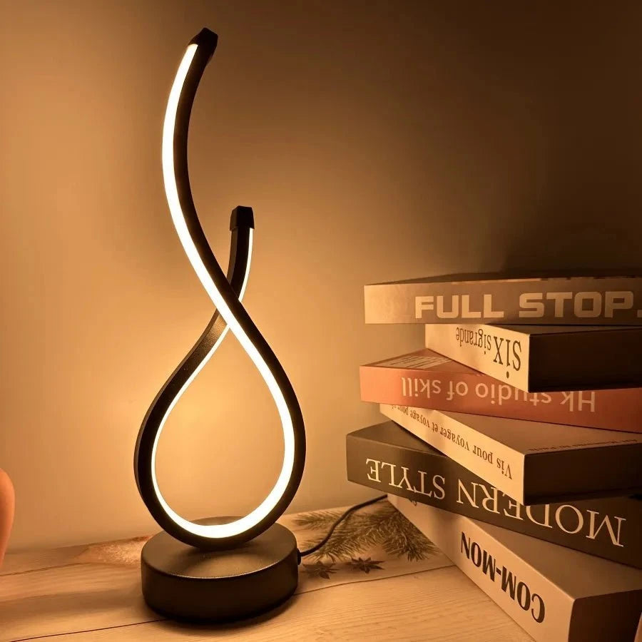 Lampe De Chevet En Spirale - Calydia