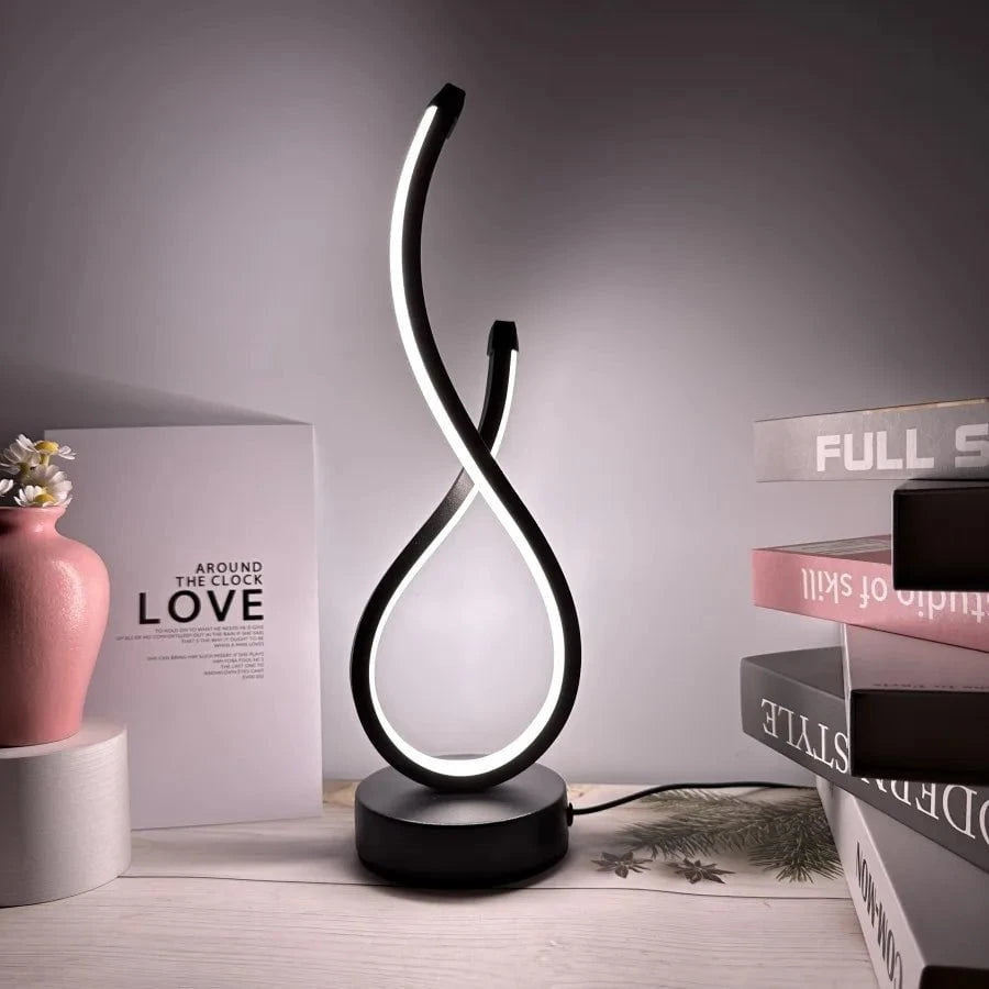 Lampe De Chevet En Spirale - Calydia