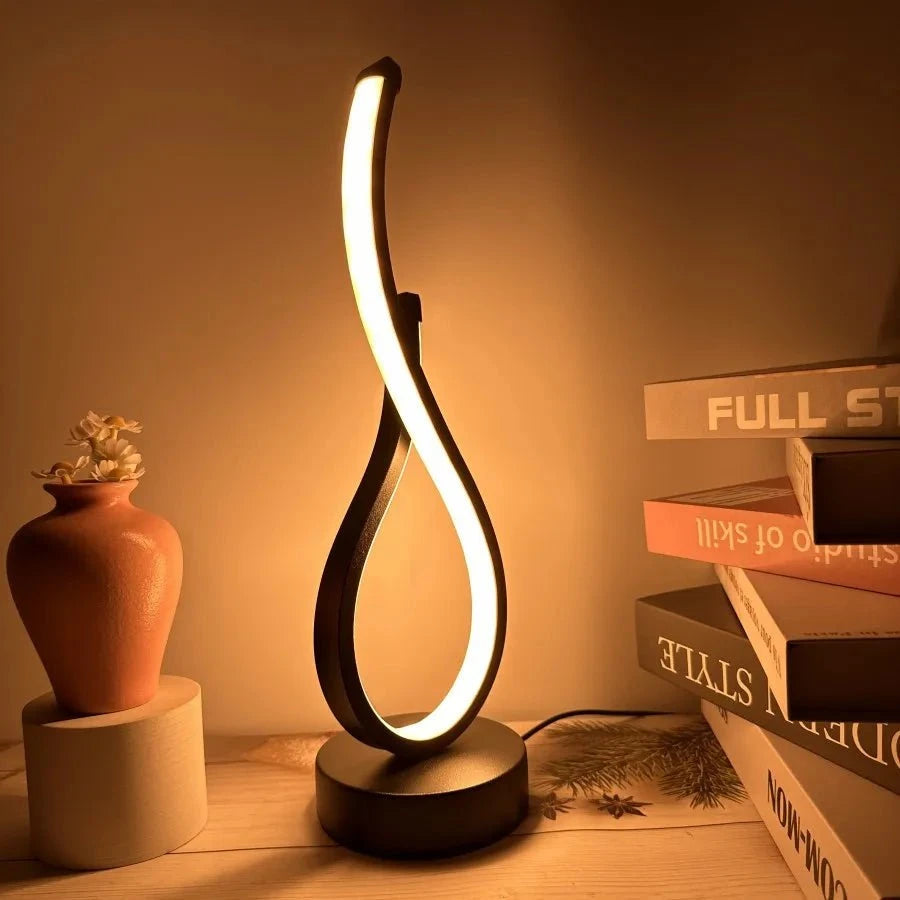 Lampe De Chevet En Spirale - Calydia
