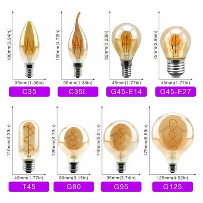 Ampoule Led vintage E14/E27 - Calydia