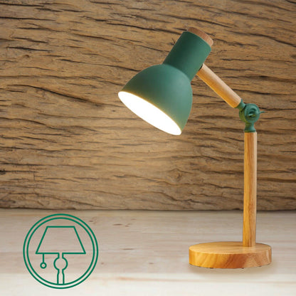 Lampe De Chevet Nordique En Bois - Calydia