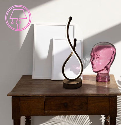 Lampe De Chevet En Spirale - Calydia